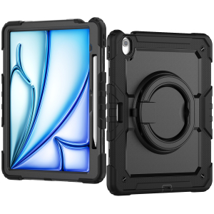Mobilize Rotating Defender Case Stand Function For Apple Ipad Air 13 (2024/2025) Black