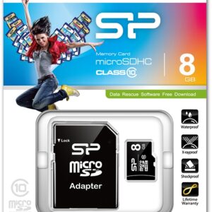Silicon Power Micro Sdhc Incl. Sd Adapter 8Gb Class 10