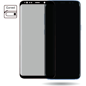 Mobilize Edge-To-Edge Glass Screen Protector Samsung Galaxy S8+ Black