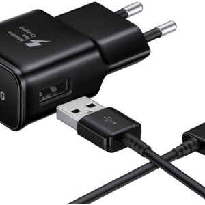 Samsung Ep-Ta20Ebecgww Samsung Adaptive Fast Charging Travel Charger Incl. Usb-C Cable 15W Black Bulk
