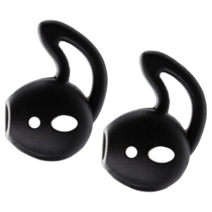 Xccess Silicone Earbuds With Ear Hook For Apple Earpod/Airpod Black