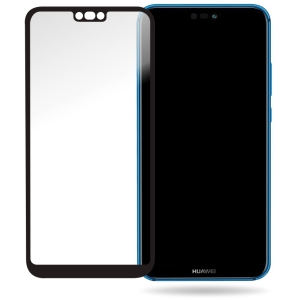 Mobilize Glass Screen Protector - Black Frame - Huawei P20 Lite