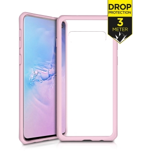 Itskins Level 2 Hybridsolid For Samsung Galaxy S10+ Pink/Transparent