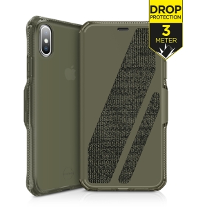 Itskins Level 2 Spectrumfolio For Apple Iphone Xs Max Kaki