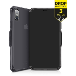 Itskins Level 2 Spectrumfolio For Apple Iphone Xs Max Pure Black