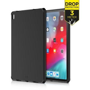 Itskins Level 2 Spectrumsolid For Apple Ipad Pro 11 2018 Plain Black