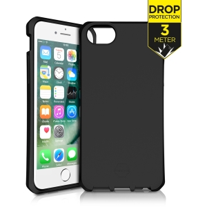 Itskins Level 2 Spectrumsolid For Apple Iphone 6/6S/7/8/Se (2020/2022) Plain Black
