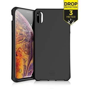 Itskins Level 2 Spectrumsolid For Apple Iphone Xs Max Plain Black