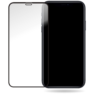 Mobilize Glass Screen Protector - Black Frame - Apple Iphone Xr/11