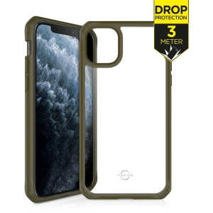 Itskins Level 2 Hybridsolid For Apple Iphone 11 Pro Kaki/Transparent