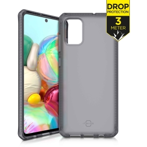 Itskins Level 2 Spectrumfrost For Samsung Galaxy A71 Transparent Black