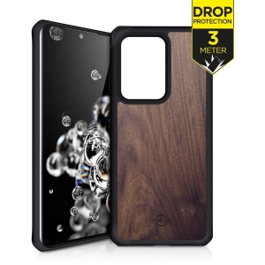 Itskins Level 2 Hybridfusion For Samsung Galaxy S20 Ultra/S20 Ultra 5G Dark Wood