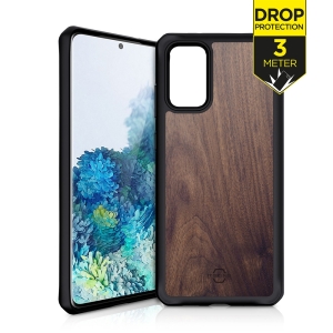 Itskins Level 2 Hybridfusion For Samsung Galaxy S20+/S20+ 5G Dark Wood