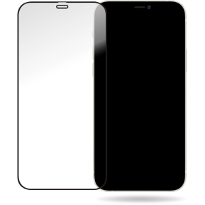 Mobilize Glass Screen Protector - Black Frame - Apple Iphone 12/12 Pro