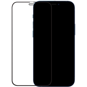 Mobilize Edge-To-Edge Glass Screen Protector Apple Iphone 12 Mini Black Full Glue