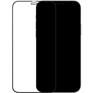 Mobilize Edge-To-Edge Glass Screen Protector Apple Iphone 12 Pro Max Black Full Glue