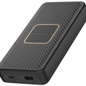 Otterbox Dual Port Fast Charge Power Bank 15000 Mah 18W + Qi Wireless Charger 10W Black