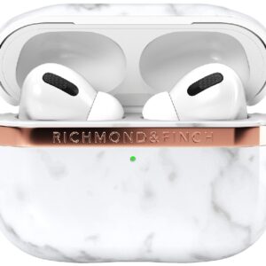 Richmond & Finch Freedom Series Apple Airpod Pro White Marble/Gold