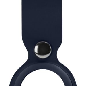 Xccess Pu Leather Airtag Loop Dark Blue