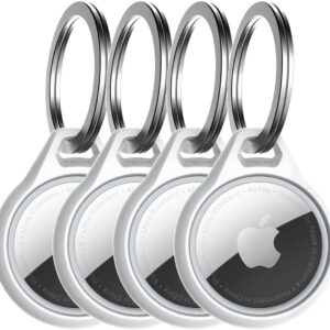 Itskins Level 2 Aircover Solid For Apple Airtag White (4-Pack)