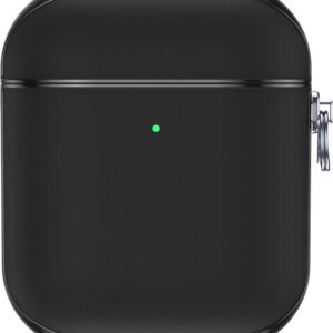 Valenta Leather Snap Case Apple Airpods Gen 1/2 Black