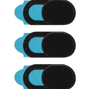 Xccess Selfie Camera Privacy Cover For Mobile Black (3-Pack)