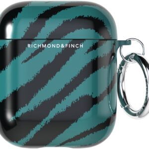 Richmond & Finch Freedom Series Apple Airpod Emerald Zebra