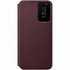 Samsung Ef-Zs906Ceegee Samsung Smart Clear View Cover Galaxy S22+ 5G Burgundy
