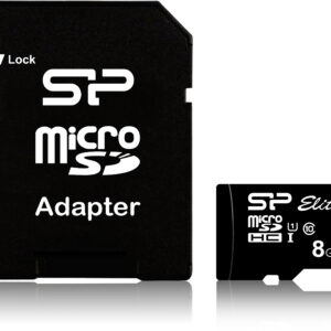 Silicon Power Micro Sdhc Incl. Sd Adapter 8Gb Uhs-1 Class 10