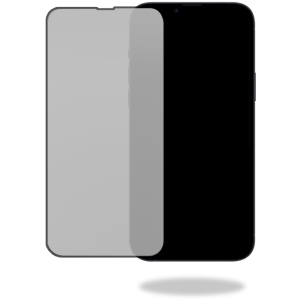 Mobilize Privacy Glass Screen Protector - Black Frame - For Apple Iphone 15 Pro Max