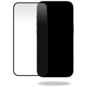Mobilize Privacy Glass Screen Protector - Black Frame - For Apple Iphone 14 Pro