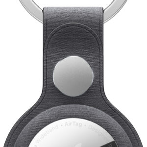 Apple Mt2H3Zm/A Apple Airtag Finewoven Key Ring Black