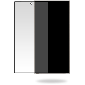 Mobilize Glass Screen Protector - Black Frame - Samsung Galaxy S24 Ultra 5G