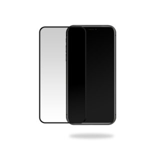 Mobilize Glass Screen Protector With Applicator For Apple Iphone Xr/11 Black Frame