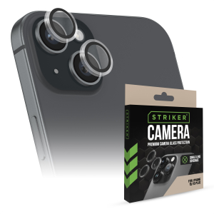 Striker Single Lens Glass Camera Protector - Transparent - Apple Iphone 15/15 Plus