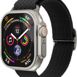 Vonmählen Woven Loop For Apple Watch 44 - 45 - 46 - 49Mm One Size Black