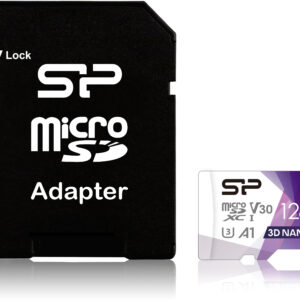 Silicon Power Superior Pro Micro Sdhc Incl. Sd Adapter 128Gb Uhs-1 U3 A1 V30 Class 10 Color