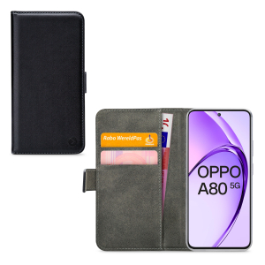 Mobilize Classic Gelly Wallet Book Case Oppo A80 5G Black
