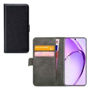 Mobilize Classic Gelly Wallet Book Case Oppo A40/A40M/A60 5G Black