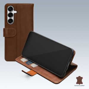 Mobilize Leather Wallet Samsung Galaxy S25+ 5G Brown