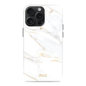 Mio By Mobilize Mio White Marble Magsafe Compatible For Iphone 15 Pro