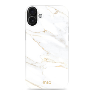 Mio By Mobilize Mio White Marble Magsafe Compatible For Iphone 16 Plus