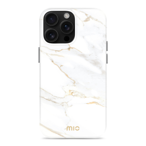 Mio By Mobilize Mio White Marble Magsafe Compatible For Iphone 16 Pro