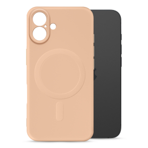 My Style Protective Flex Magsafe Compatible Case For Apple Iphone 16 Plus Soft Pink