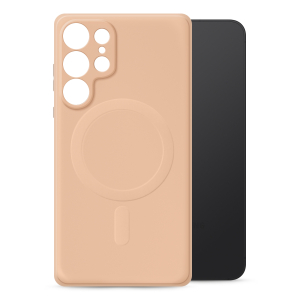 My Style Protective Flex Magsafe Compatible Case For Samsung Galaxy S25 Ultra 5G Soft Pink