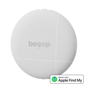 Beeep Betag Find My Tracker White & Keychain White - 1 Pack