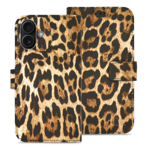My Style Flex Wallet For Apple Iphone 16 Plus Wild Leopard