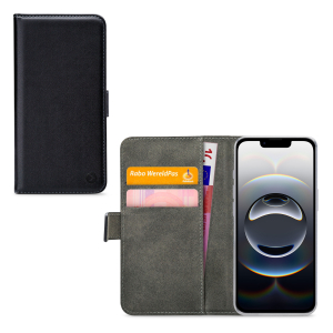 Mobilize Classic Gelly Wallet Book Case Apple Iphone 16E Black