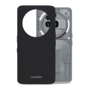 Mobilize Rubber Gelly Case Nothing Phone (3A) Pro Matt Black