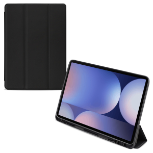 Mobilize Solid Folio Case For Samsung Galaxy Tab S9+/S9 Fe+/S10+ 12.4 Black